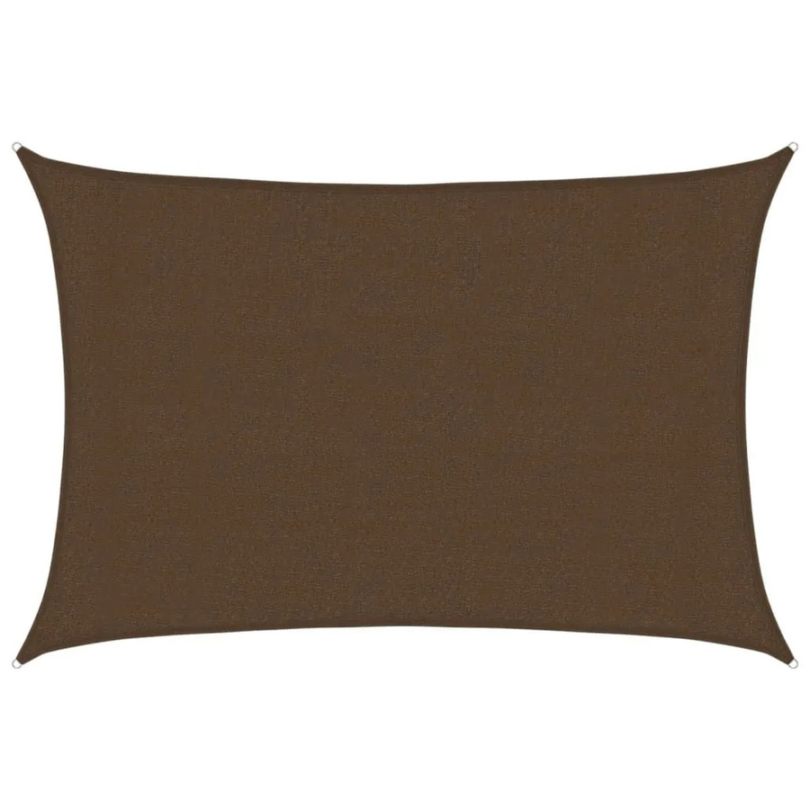 vidaXL Sonnensegel aus HDPE in Braun, Rechteckig, B/T: 400 x 300 cm - Bild 2