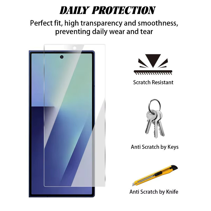 Premium Gehärtetes Glas Displayschutz Transparent für Samsung Galaxy Z Fold 8, Z Fold 7 und Z Fold 6 - Bild 2
