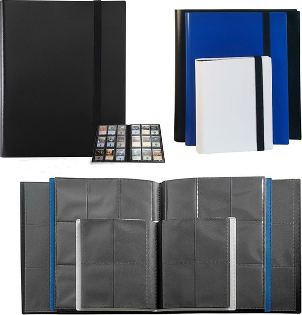 Sammelalbum für Kartenbinder in Grün mit 160, 360 oder 480 Seiten und 4, 9 oder 12 Taschen für deine Sammelkarten - Bild 1