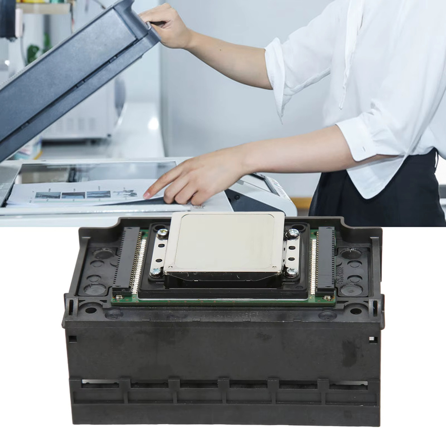 TOPINCN XP600 6-Farben UV-Druckkopf für Inkjet-Drucker in Schwarz und Transparent - Bild 1