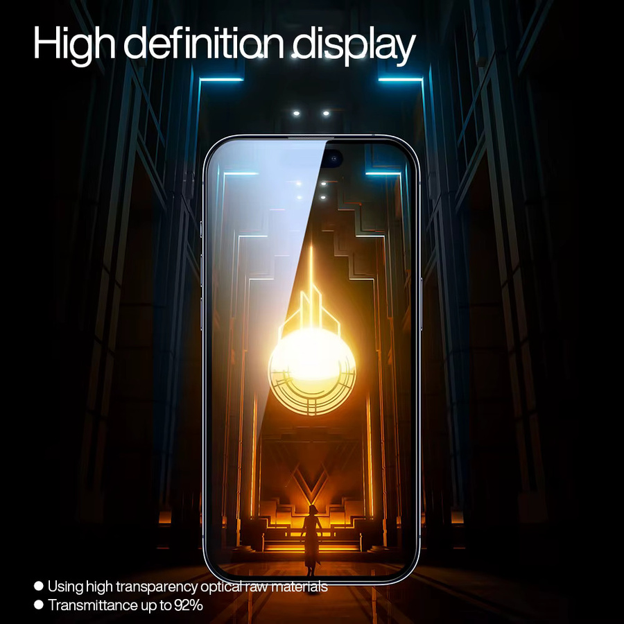 SmartDevil 2er-Pack Displayschutzfolie für Vivo X200 Pro Mini und X300 HD Anti-Blaulicht Hartglas in Transparent - Bild 2