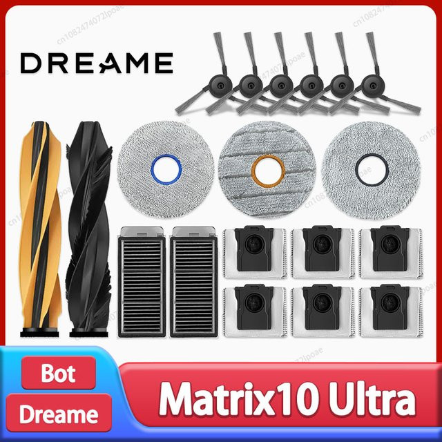 Dreame Matrix10 Ultra Ersatzteil-Set mit Hauptbürste, HEPA-Filter, Mopptüchern und Staubbeuteln in Multicolour - Bild 1
