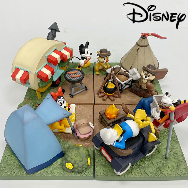 Disney Mickey Minnie Camping Series Figur, Einzelfigur, Kunststoff, Bunt / Mehrfarbig - Bild 1