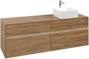V&B Waschtischunterschrank Collaro mit LED 12W, B/T/H: 160 x 54,8 x 50 cm - Bild 1