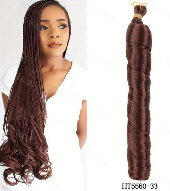 MISS WIG Box Braids Haarverlängerungen, Synthetisch, 55 cm, Damen - Bild 1