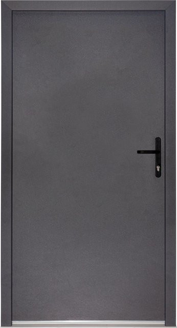 Splendoor Stahl-Nebeneingangstür NS1 Anthrazit, modern, nach innen öffnend, Anschlag Rechts, B: 98 cm, H: 198 cm - Bild 1