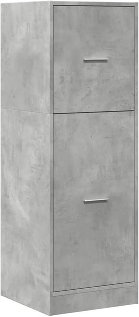 vidaXL Apothekerschrank aus Holzwerkstoff in Betongrau, H x B x T: 118 x 40 x 41 cm - Bild 1