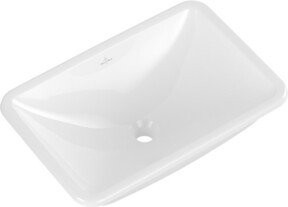 Villeroy & Boch Unterbauwaschbecken Loop & Friends aus Keramik, Weiß, B: 54 cm, T: 34 cm - Bild 1