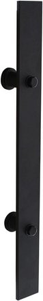Intersteel Stoßgriff aus Edelstahl in Schwarz oder Braun, Breite: 40 cm, Höhe: 4 cm - Bild 1