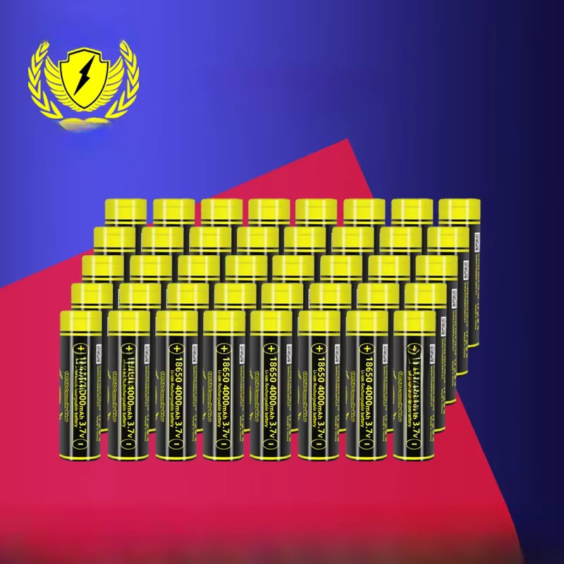40er Set LiitoKala Lii-King4000 Lithium-Akkus 18650, 3,7 V, 4000 mAh, gelb, 12A kontinuierliche Entladung für Drohnen und Elektrowerkzeuge - Bild 1