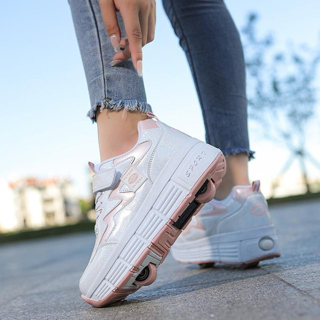 Flylo Kinder-Rollschuhe mit Doppelrollen, abnehmbar - Bild 1