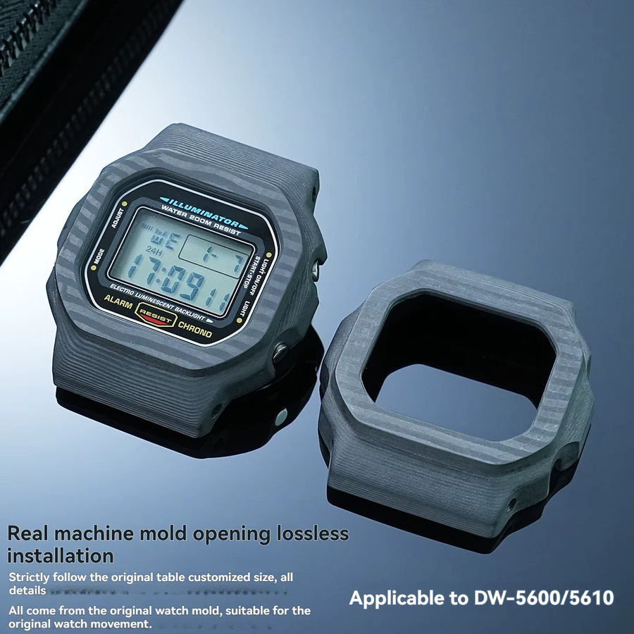 Casio Uhrengehäuse Kohlefaser, Schwarz, Unisex - Bild 2