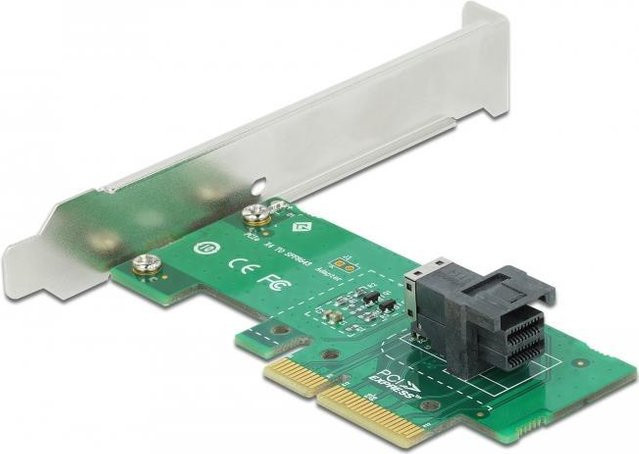 Delock PCI Express x4 Karte zu 1 x intern SFF-8643 NVMe Low Profile Speicher-Controller PCIe 4.0 x4 - Bild 2