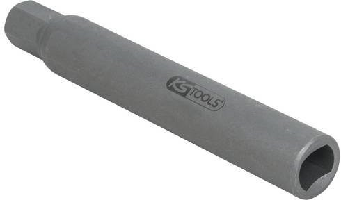 KS Tools 10 mm Stoßdämpfer-Spezialprofil-Gegenhalter-Bit-Stecknuss aus Chrom-Vanadium in Grau - Bild 1