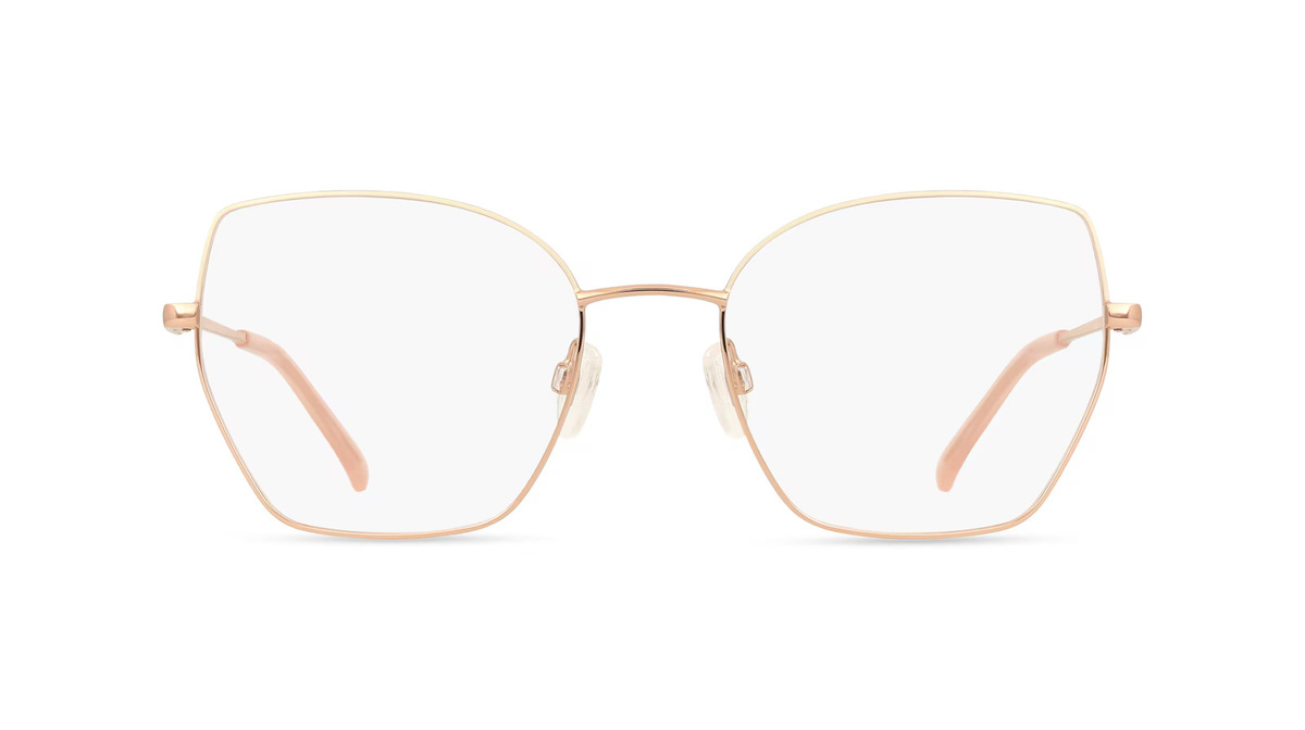 Fielmann BD 596 FA Korrektionsbrille Butterfly, Vollrand, Edelstahl, Pink - Bild 1