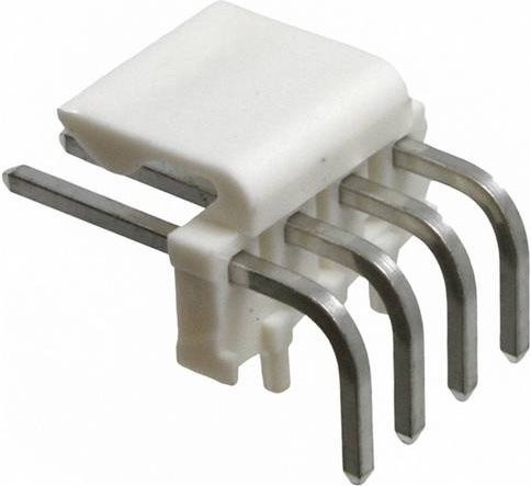 Molex Stiftleiste Standard in Weiß mit einem Rastermaß von 3.96 mm - Bild 1