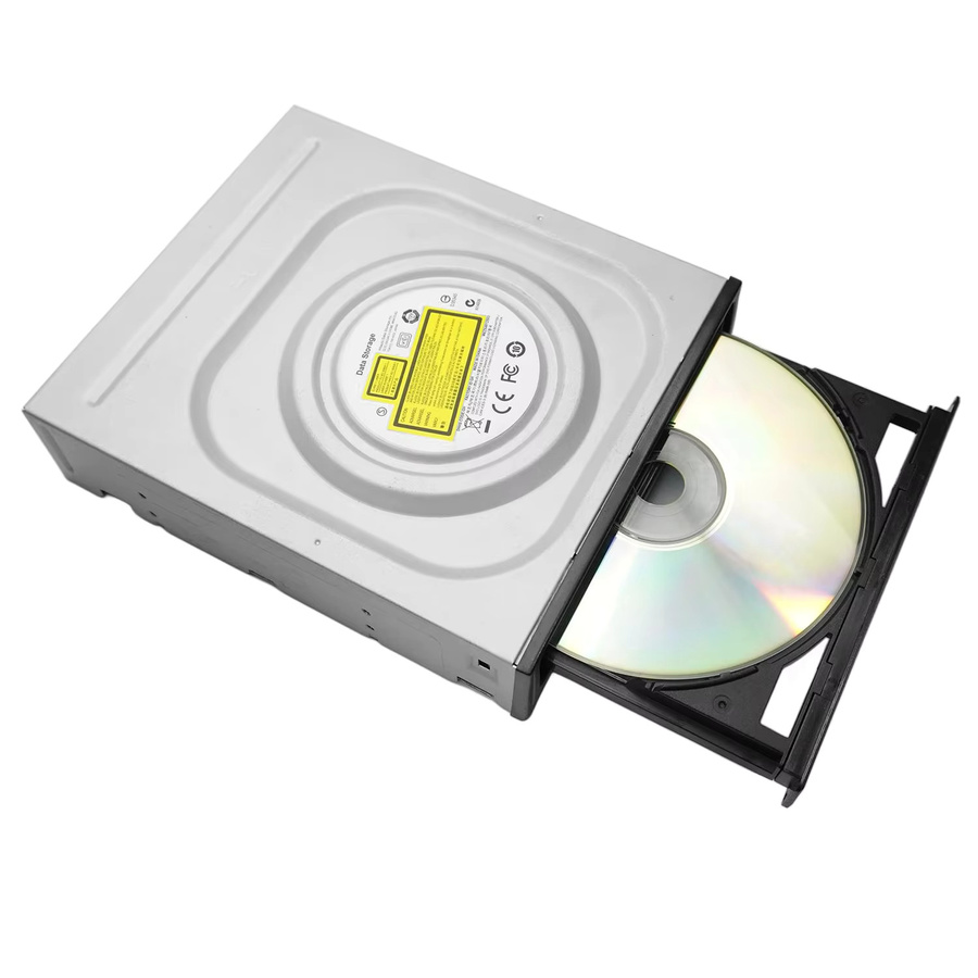 LJIAL Internes optisches 3,5-Zoll-DVD-CD-Laufwerk mit SATA-Schnittstelle in Silber - Bild 2