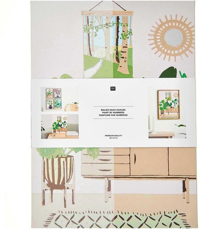 Rico Design Urban Jungle, Malen nach Zahlen, Natur
