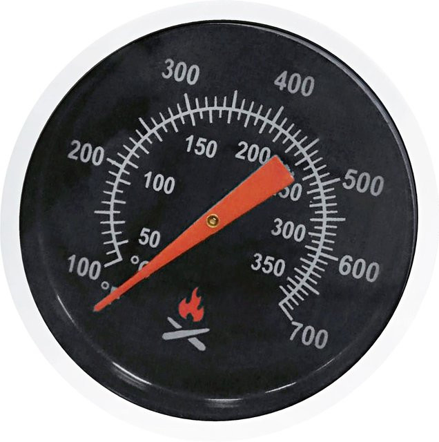 Jamestown Ersatz-Deckelthermometer aus Edelstahl für Aldon Holzkohle-Smoker zur Temperaturkontrolle - Bild 1
