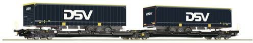 Roco H0 Doppeltaschen-Gelenkwagen T3000e der TX Logistik 6600034 - Bild 1