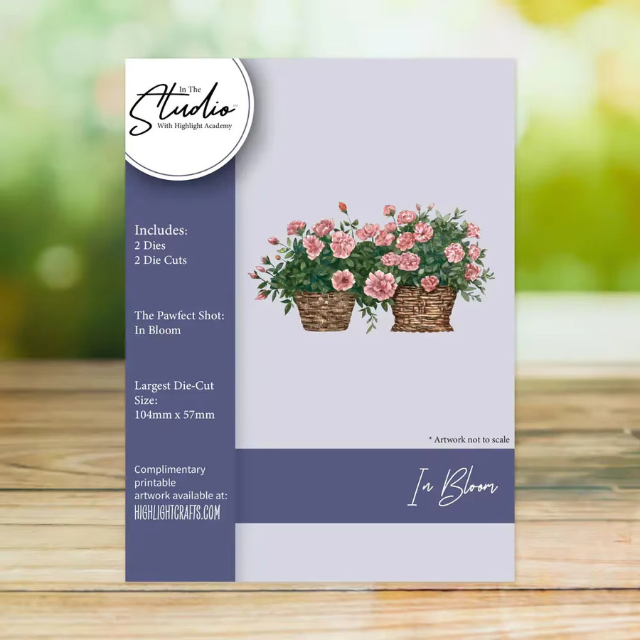 Metall-Stanzform Blumentopf und Katzen für DIY Scrapbooking und Bastelarbeiten - Bild 1