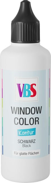 VBS Window Color Kontur Schwarz 80 ml - Bild 1