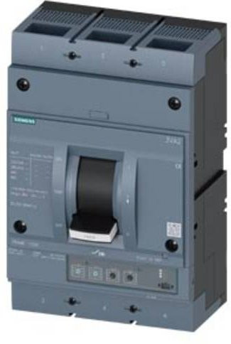 Siemens 3VA2580-6HN32-0AA0 Leistungsschalter in Grau mit einem Einstellbereich von 320 - 800A und einer maximalen Schaltspannung von 690 V/AC - Bild 1