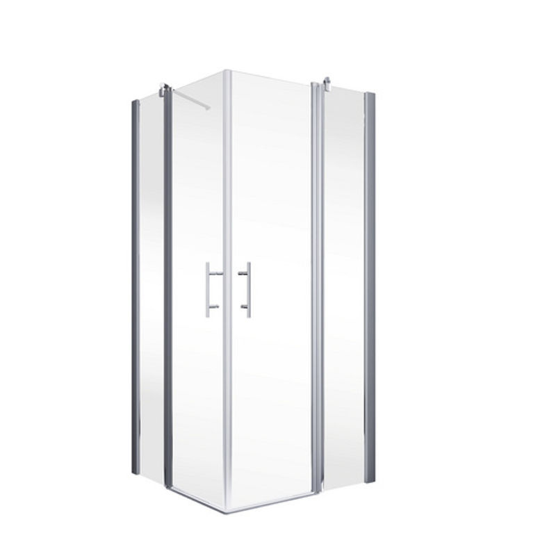 Schulte Duschkabine AlexaStyle 2.0 Eckeinstieg in Silber mit Easy-Clean-Beschichtung, B/T/H: 90 x 90 x 192 cm - Bild 2