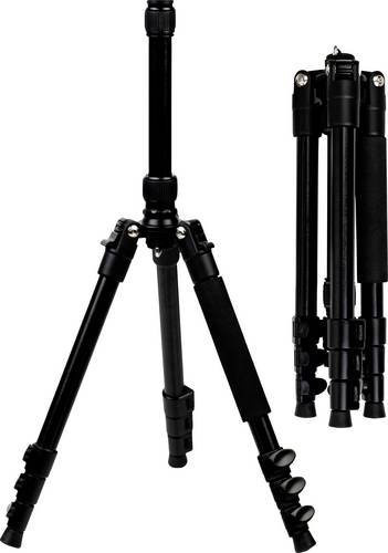 Deeper Tripod Dreibein für Echolot und Futterboot Extender Tool in Schwarz, Arbeitshöhe: 51 - 136 cm, 1/4 Zoll Anschluss - Bild 1