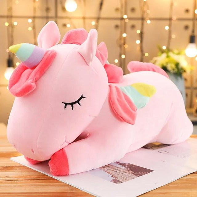 Kidsly Einhorn Actionfigur Plüschtier, rosa, 30cm - Bild 1