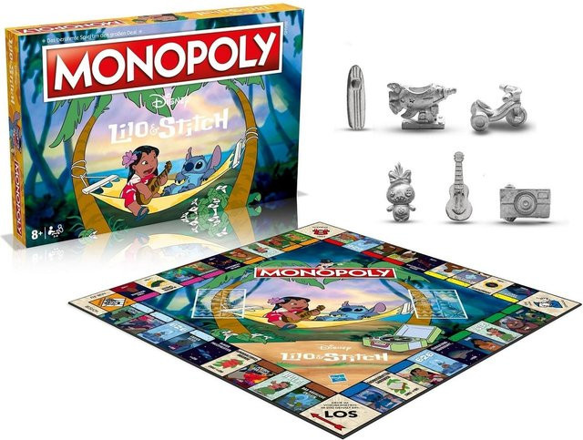 Winning Moves France Monopoly Lilo & Stitch Brettspiel ab 8 Jahren - Bild 1