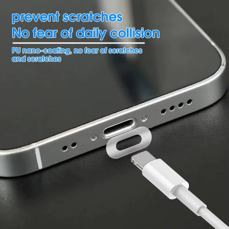 Schutzfolien-Set für iPhone 17 und iPhone 16 Pro Max mit Typ-C-Ladeanschluss-Schutz und Kamera-Knopf-Aufkleber aus gehärtetem Glas - Bild 4