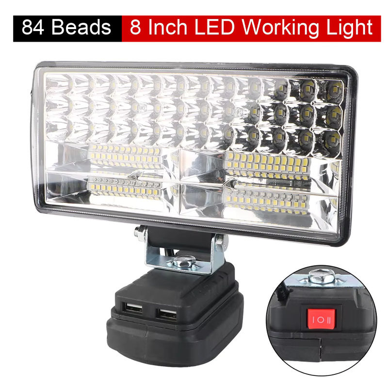 Makita LED Arbeitsleuchte und Campinglampe für 18 V Li-Batterien in Schwarz, Durchmesser: 20,32 cm - Bild 2