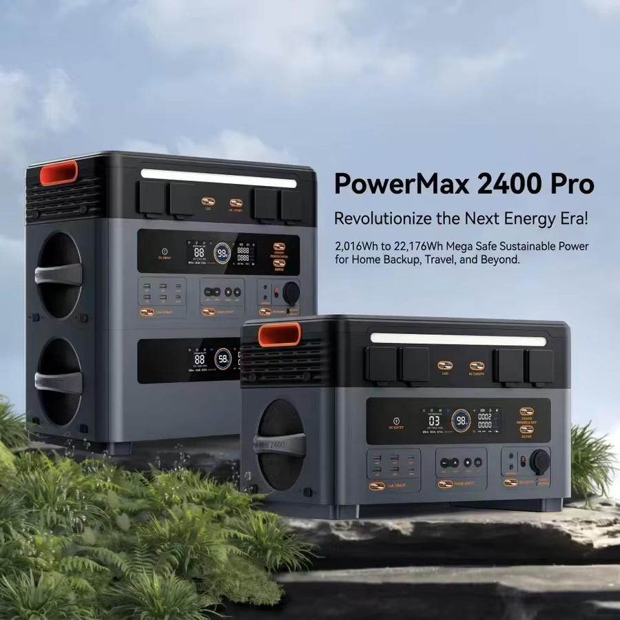 OSCAL PowerMax 2400 Pro Tragbare Powerstation mit 2016Wh Kapazität und 2400W Nennleistung - Bild 3