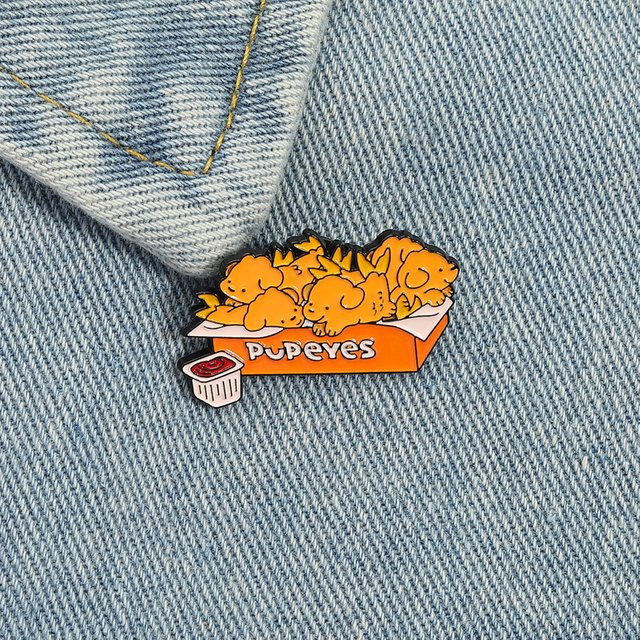 Miss Zoe Anstecknadel Welpen-Nugget-Emaille, Bunt, Unisex - Bild 1