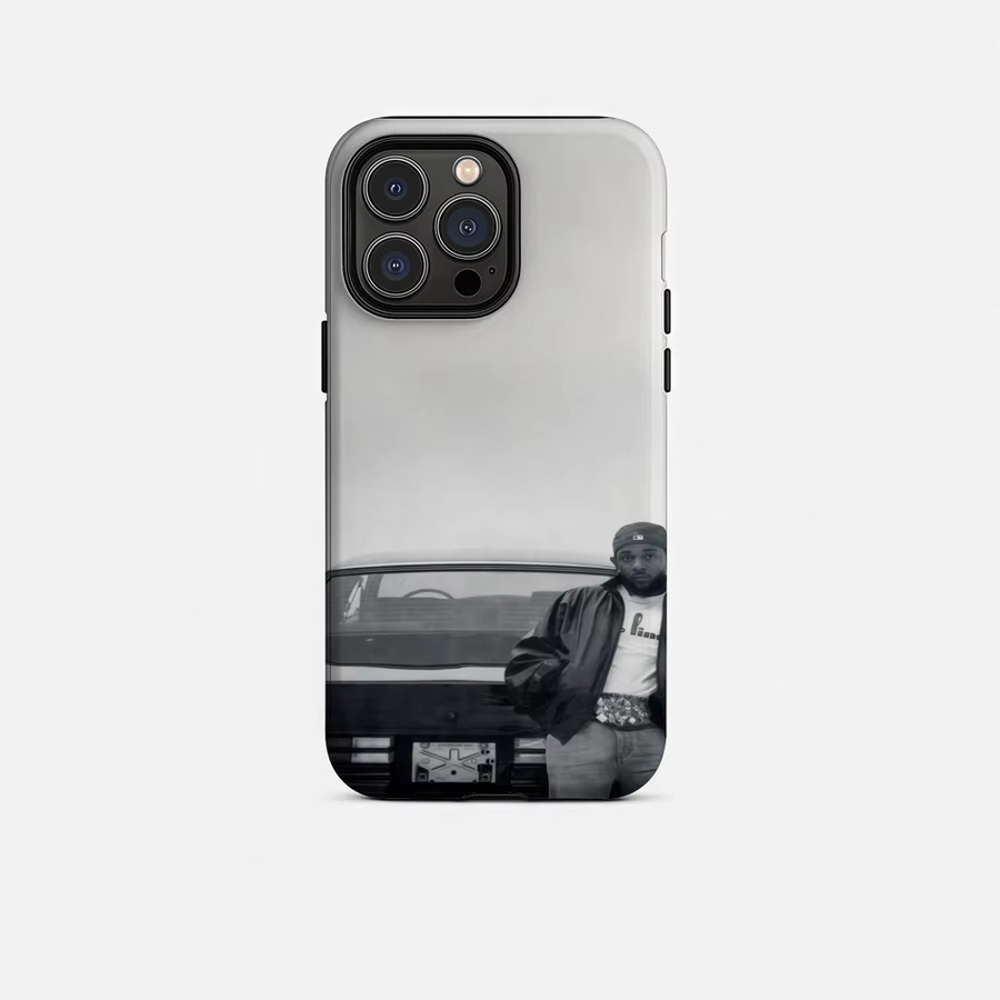 K-Kendrick Lamar GNX Handyhülle für iPhone 17 16 15 14 13 12 Pro Max Plus in Weiß mit glänzender HD-Doppelschicht-Flüssighartschale - Bild 6