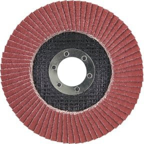 Makita Fächerschleifscheibe CE80 flach Ø 125 mm in Rot - Bild 1
