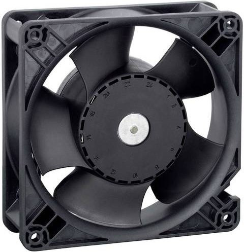EBM Papst Diagonallüfter DV4114N Schwarz 24 V/DC 280 m³/h L x B x H: 119 x 119 x 38 mm - Bild 1