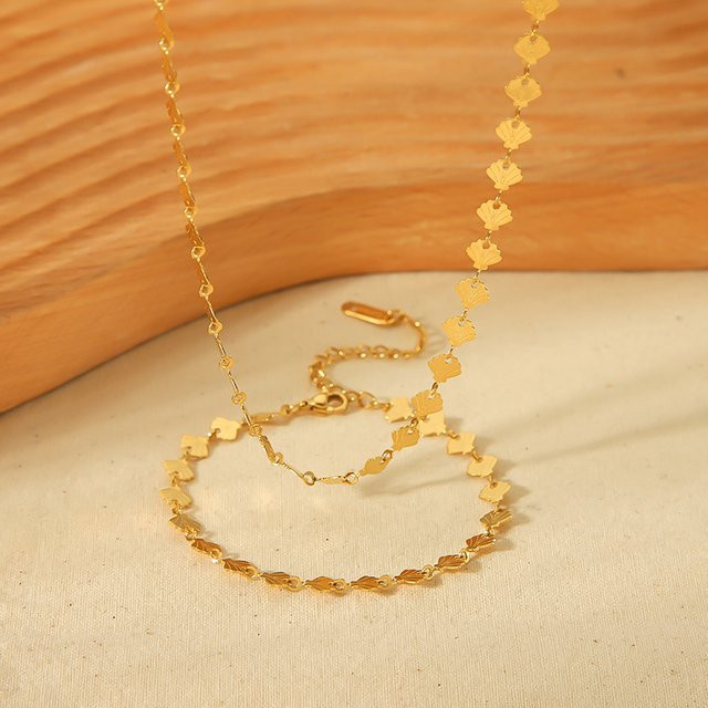 DancyFairy Halskette Edelstahl, Gold, Damen - Bild 1