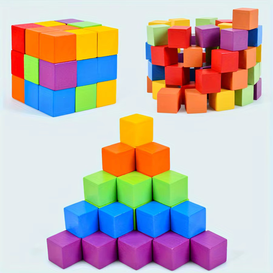 Tlewj Weltraum, Hölzerne Zweispieler-Kampfblöcke, Brettspiel, Puzzle - Bild 3