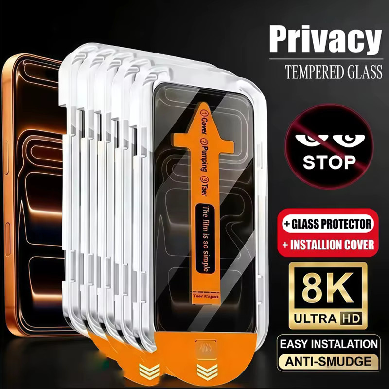 Anti-Spionage Sichtschutz Panzerglasfolie für Honor 400 500 Pro 300 Magic 7 8 mit Auto-Installation - Bild 2