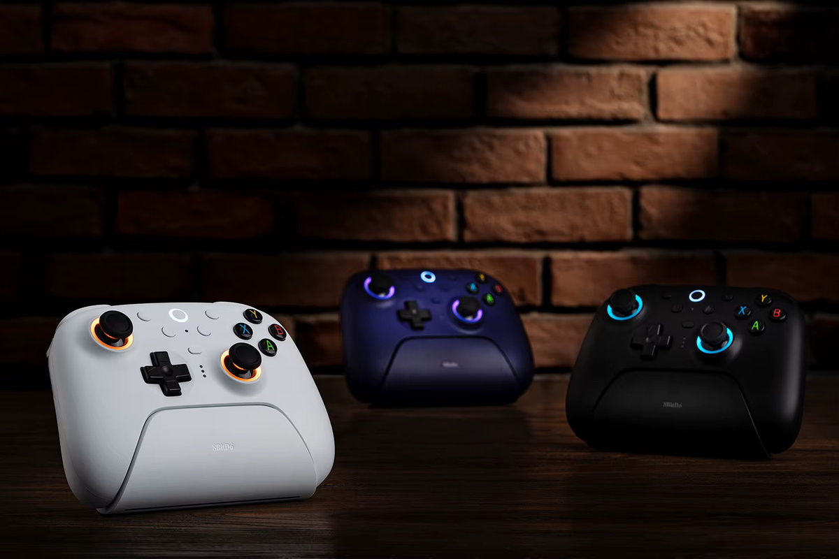 8BitDo Ultimate 2 Wireless Controller in Grün für Windows 10/11 und Android mit TMR Joystick, umschaltbaren Auslösern und RGB-Beleuchtung - Bild 4