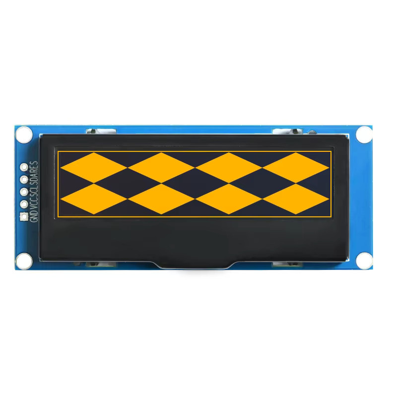SUNMAXIC OLED-Anzeigemodul mit 2,23 Zoll Display, 128 x 32 Auflösung, SSD1305 Treiber, IIC-Schnittstelle, 5Pin, Weiß und Blau - Bild 3