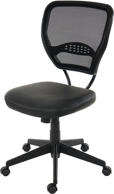 Proregal Profi-Bürostuhl Detroit Chefsessel Drehstuhl aus Kunstleder in Schwarz, H x B x T: 108 x 72 x 59 cm - Bild 1