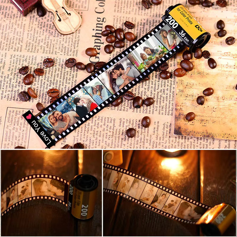 Schlüsselanhänger Fotofilmrolle und Fotoalbum, Unisex - Bild 2
