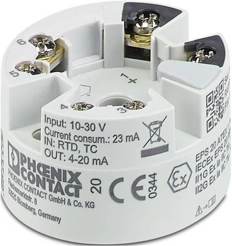 Phoenix Contact FA MCR-EX-HT-1TS-I-OLP Kopfmessumformer 1145217 in Weiß - Bild 1