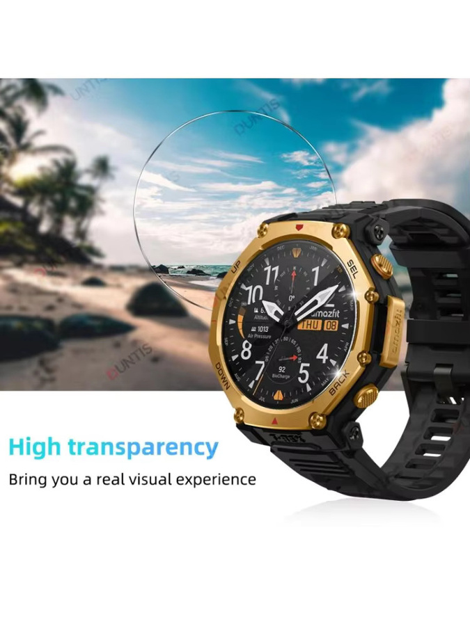 Displayschutzfolie Amazfit T-Rex 3/3 Pro 48 mm, transparent, Silikon - Bild 7
