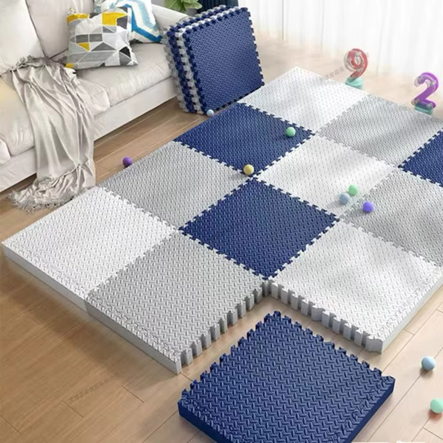 DHDH 8-teilige Baby-Spielmatte aus Schaumstoff in Beige und Multicolour, B/T: 60 x 60 cm, Höhe: 2,5 cm - Bild 4