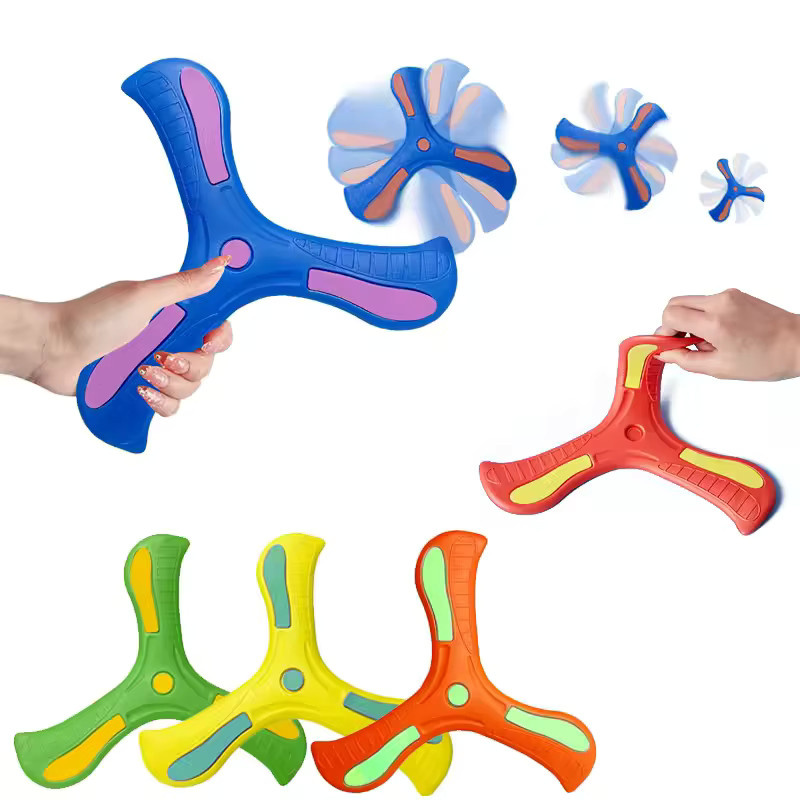 Meade Kinder-Bumerang-Spielzeug, V-förmiger Dart, Bunt / Mehrfarbig, Kunststoff - Bild 2