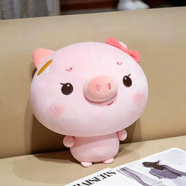Yiran toy Schwein Puppe, Plüschtier, 20cm, ab 14 Jahre - Bild 1